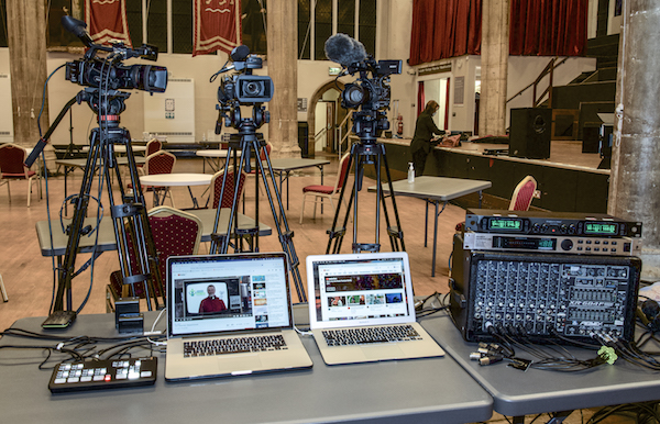 Live video streaming setup